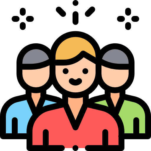 Equipe de apoio capacitada.