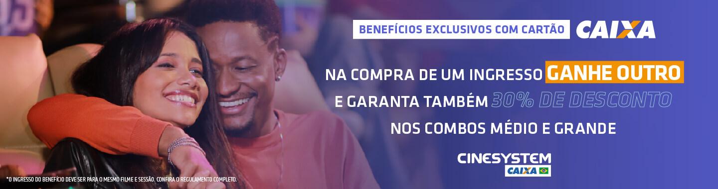 2x1 Clientes Caixa + 30% desconto Combos M e G